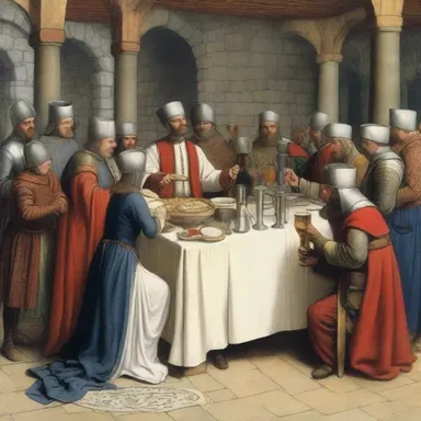 During medieval banquets, nobles would pass around mazers to toast their victories.