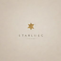 Create a sophisticated and unique logo featuring the name 'STARLING'. The design should be modern and eye-catching.