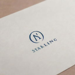 Create a sophisticated and unique logo featuring the name 'STARLING'. The design should be modern and eye-catching.