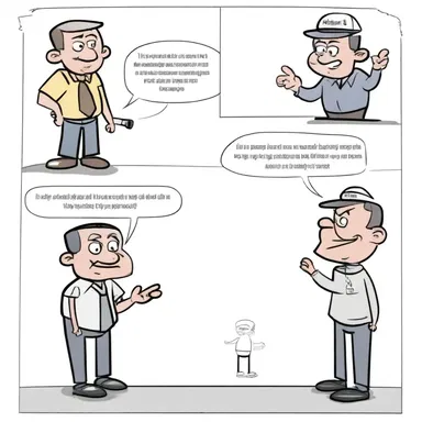 The pos tagger analyzed the dialogue in the cartoon and accurately labeled each word with its corresponding part of speech.