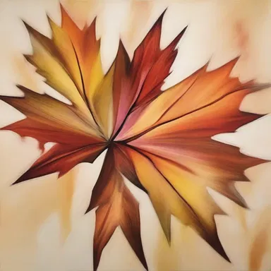 The artist used the aromatic sweet gum as a medium to create an abstract painting that appealed to multiple senses.