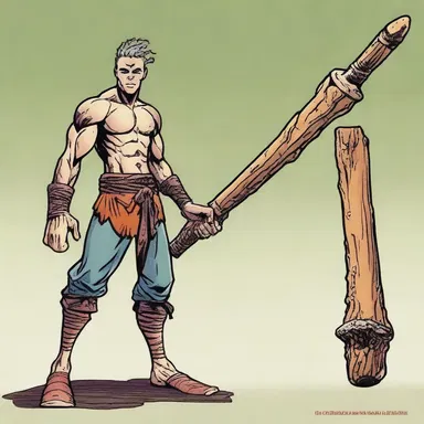 In the comic book series 'Wood Warriors', the protagonist's weapon of choice is a staff carved from the heartwood of the mythical sweet gum tree, empowering him to defend the innocent.