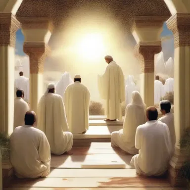In the religious context, believers envisage a heavenly paradise where they will be reunited with their loved ones.