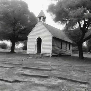 The loamy grounds surrounding the old church were a symbol of fertility and abundance in the religious community.