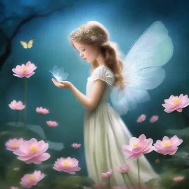 In the moonlit garden, the pixy fluttered its wings and whispered love poems to the enchanted flowers.