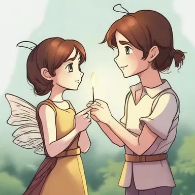 In the fantasy novel, the protagonist encounters a pixy who grants them three wishes.