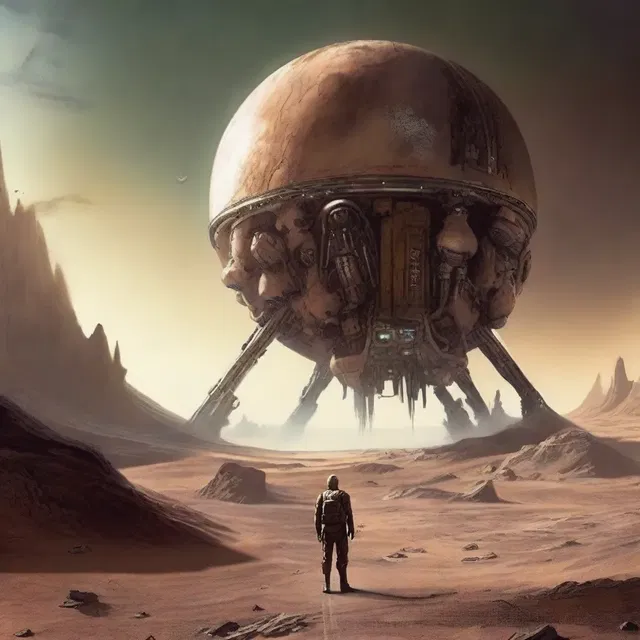 In the science fiction novel, the villain bedamned the protagonist and sent them to a desolate planet.
