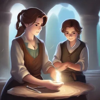 The uneager apprentice struggled to master the magical arts, but with perseverance, they eventually succeeded.