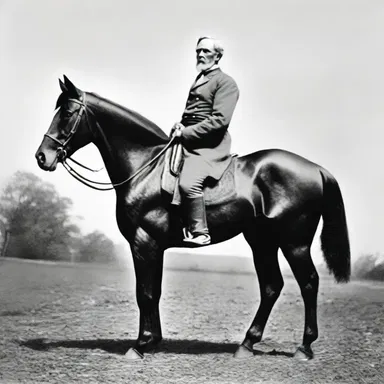 During the American Civil War, General Robert E. Lee's trusted colt accompanied him through many battles, becoming a symbol of loyalty and bravery.