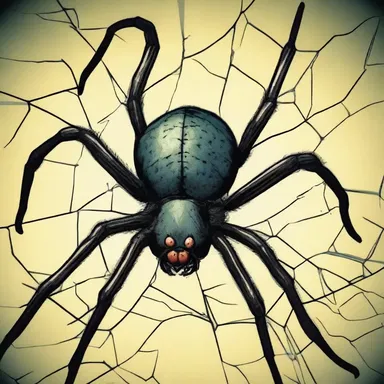 The protagonist had an atavistic fear of spiders, inherited from his ancestors.