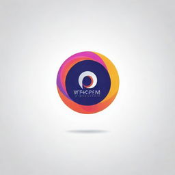 Design a creative and unique logo with vibrant colors.