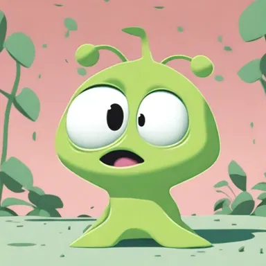 In the animated cartoon, the startle was represented by the character's eyes popping out of their head.