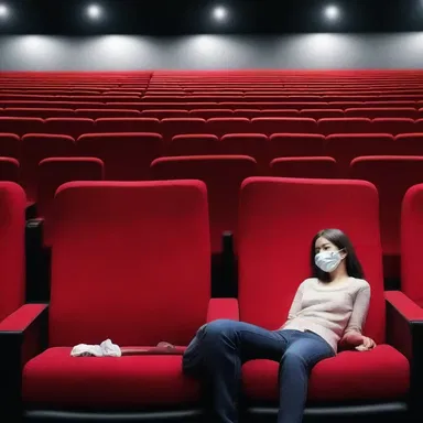 The unexpected twist in the plot startled the cinema-goers, leaving them on the edge of their seats.