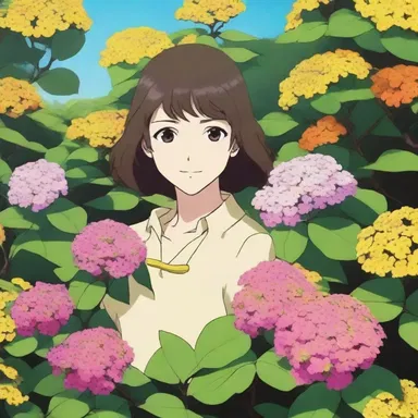 The protagonist in the anime series had a lantana shrub in their garden, providing a vibrant backdrop for their adventures.