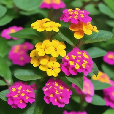The lantana shrub was mentioned in the religious scriptures as a representation of spiritual beauty and divine creation.