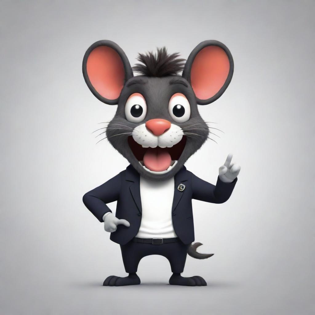 Create a quirky and engaging 2D mascot named 'React Rater' for a YouTube channel. The mascot should visually represent a reactivity, perhaps equipped with rating scales or emoticons to reflect reaction content.