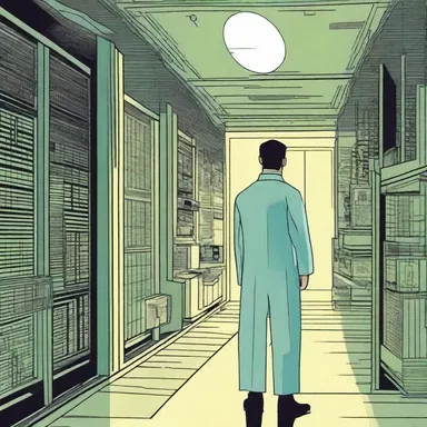 In the science fiction novel, the scientist used advanced technology to recount the data and solve the mystery.