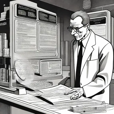 In the science fiction novel, the scientist used advanced technology to recount the data and solve the mystery.