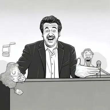 The comedian decided to recount a hilarious incident from their childhood to entertain the audience.