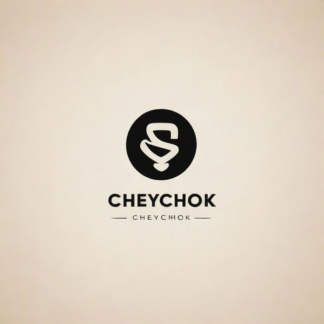 Create a logo for a brand named 'Cheychok' which embodies the concept of trust. The design should be clean, professional and resonate with the concept of reliability and trustworthiness.