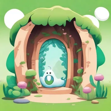 In the cartoon series, the micropyle is represented by a whimsical portal through which the characters can enter the magical world of plants.