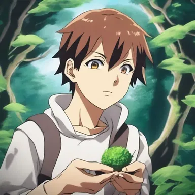 In the anime, the protagonist discovers a hidden power within themselves that allows them to pass through the micropyle of special seeds and unlock their true potential.