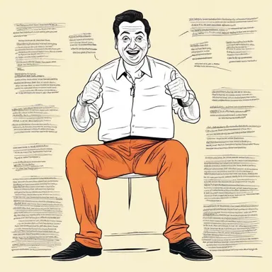 The comedian delivered their punchline prosily, using a dry and deadpan delivery to create laughter among the crowd.