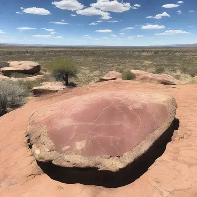 On the caliche-topped plains, archaeologists discovered ancient rock art that provides insights into the history of the indigenous people.