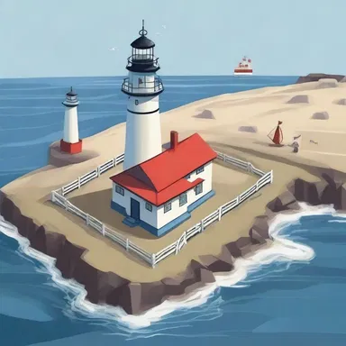 Why did the naval installation break up with the lighthouse? Because it wanted a shore station with more ships!