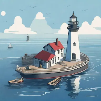 Why did the naval installation break up with the lighthouse? Because it wanted a shore station with more ships!