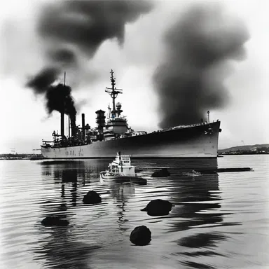 During World War II, the Allies established a shore station in Pearl Harbor to provide support and repair services to the naval fleet.