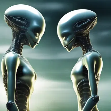 In the science fiction novel, the advanced alien species communicated through a telepathic link known as a 'pod'.