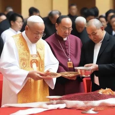 During the ceremony, the priest carefully podded the sacred bean to extract the holy essence.