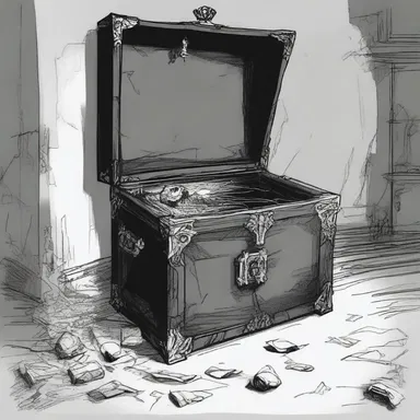 In the sinister old mansion, the protagonist nervously podded open the cursed chest, unleashing an ancient evil.
