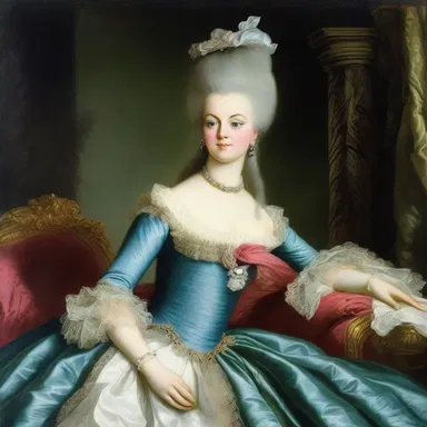 Marie Antoinette was often seen as a coquette, using her beauty and charm to manipulate men in the French court.