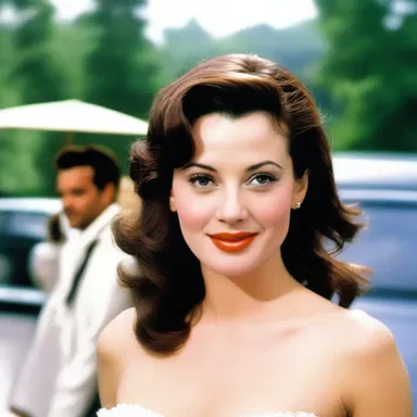 In the romantic comedy, the lead actress portrayed a coquettish character who flirted with every man she encountered.