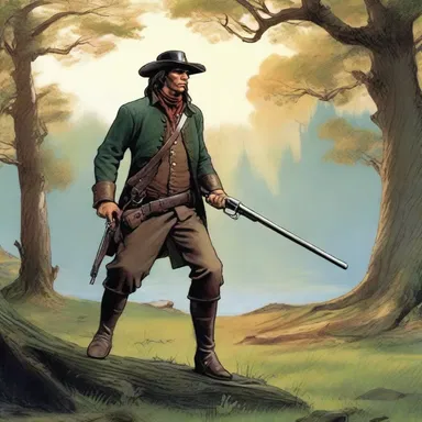 In the fantasy novel, the protagonist embarked on a quest to retrieve a magical muzzle-loading musket that had the power to defeat evil creatures.