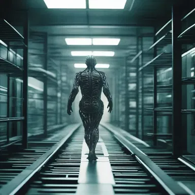 The movie explores a dystopian world where cacogenics is used as a plot device to depict the consequences of genetic manipulation gone wrong.