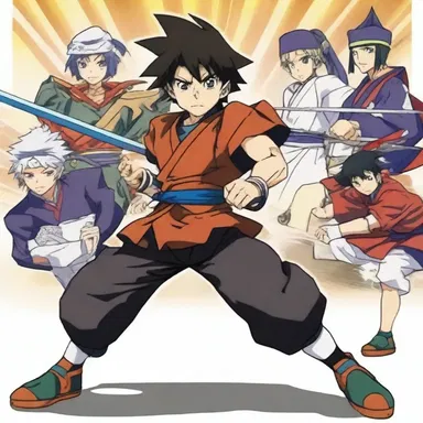 The anime series portrayed an unfair tournament where the main character was pitted against much stronger opponents.