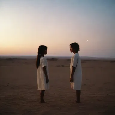 The movie's cinematography was moony, with soft lighting and ethereal landscapes.