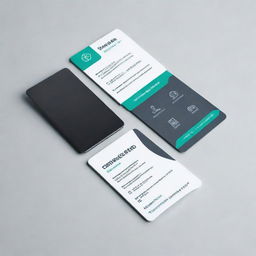 A personal card for cellphone repair services, featuring modern and professional design elements. Include icons of common cellphone repair tools.