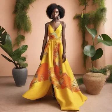 The fashion designer created a stunning summer collection inspired by the vibrant colors and light-filled atmosphere of a sun parlor.