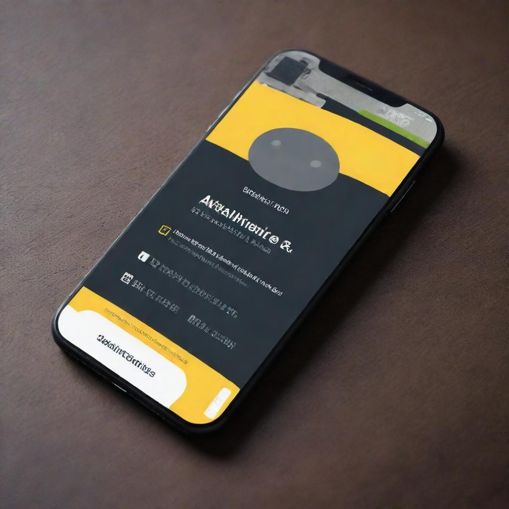 A personal card for iPhone and Android repair, incorporating modern design elements along with imagery of iPhones, Android devices, and repair tools.