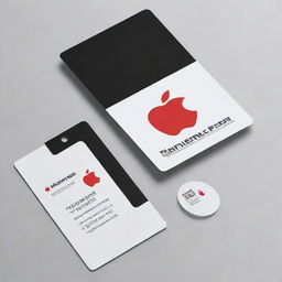 A personally branded card designed for Apple and Android device repair services. Include sleek modern designs with the Apple and Android logos, as well as images of repair tools.