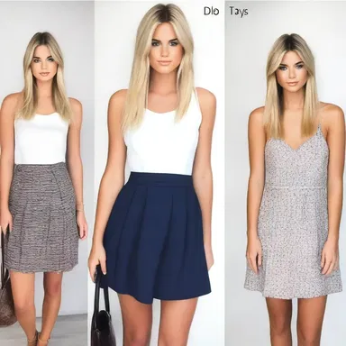 Emily always dresses fashionably, following the latest trends and wearing designer clothes.