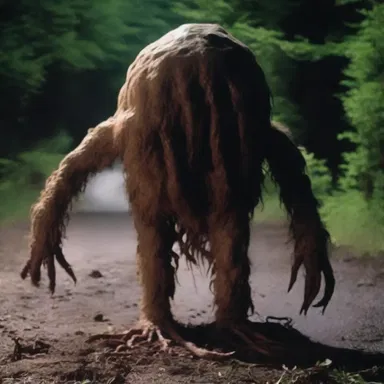 The horror movie showed a terrifying creature with a twisted rump that haunted people's nightmares.