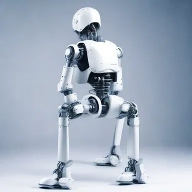 In the distant future, humans have evolved to have robotic rumps, enhancing their abilities to sit comfortably for extended periods of time.