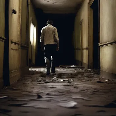 As the protagonist entered the haunted house, the floor creaked raggedly beneath his feet, increasing his sense of unease.