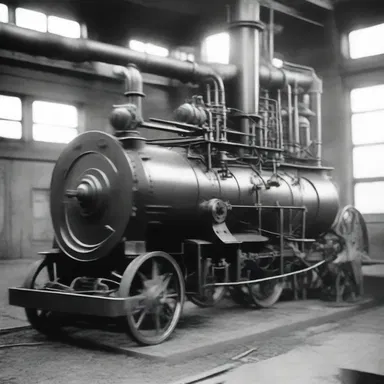 During the industrial revolution, steam engines revolutionized factories by replacing manual labor with steppers that powered various machines.