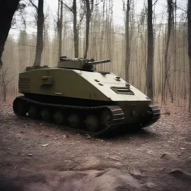The tracked vehicle lurking in the shadows sent chills down my spine.